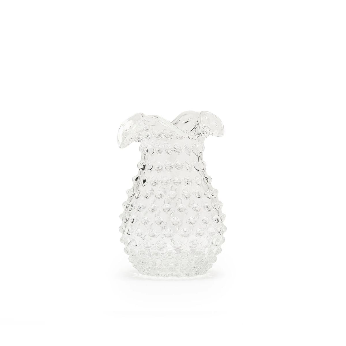 Hobnail Vase - Petal - Clear Quartz