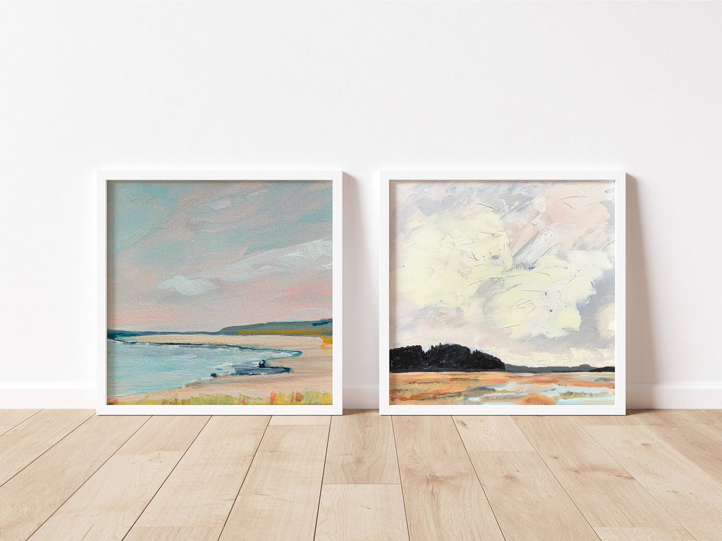 Crane Beach & Choate Island, Cape Ann, Set of 2 Prints