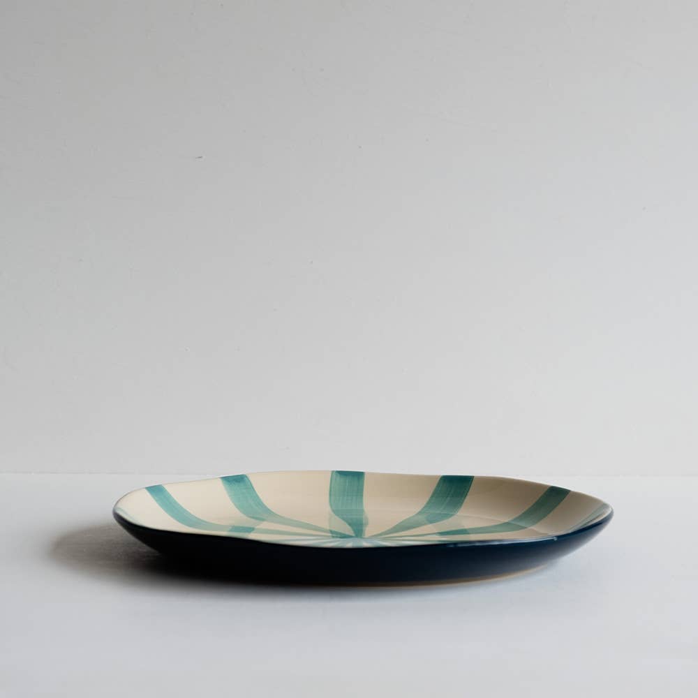 Musango Supper Plate in Candy Stripe