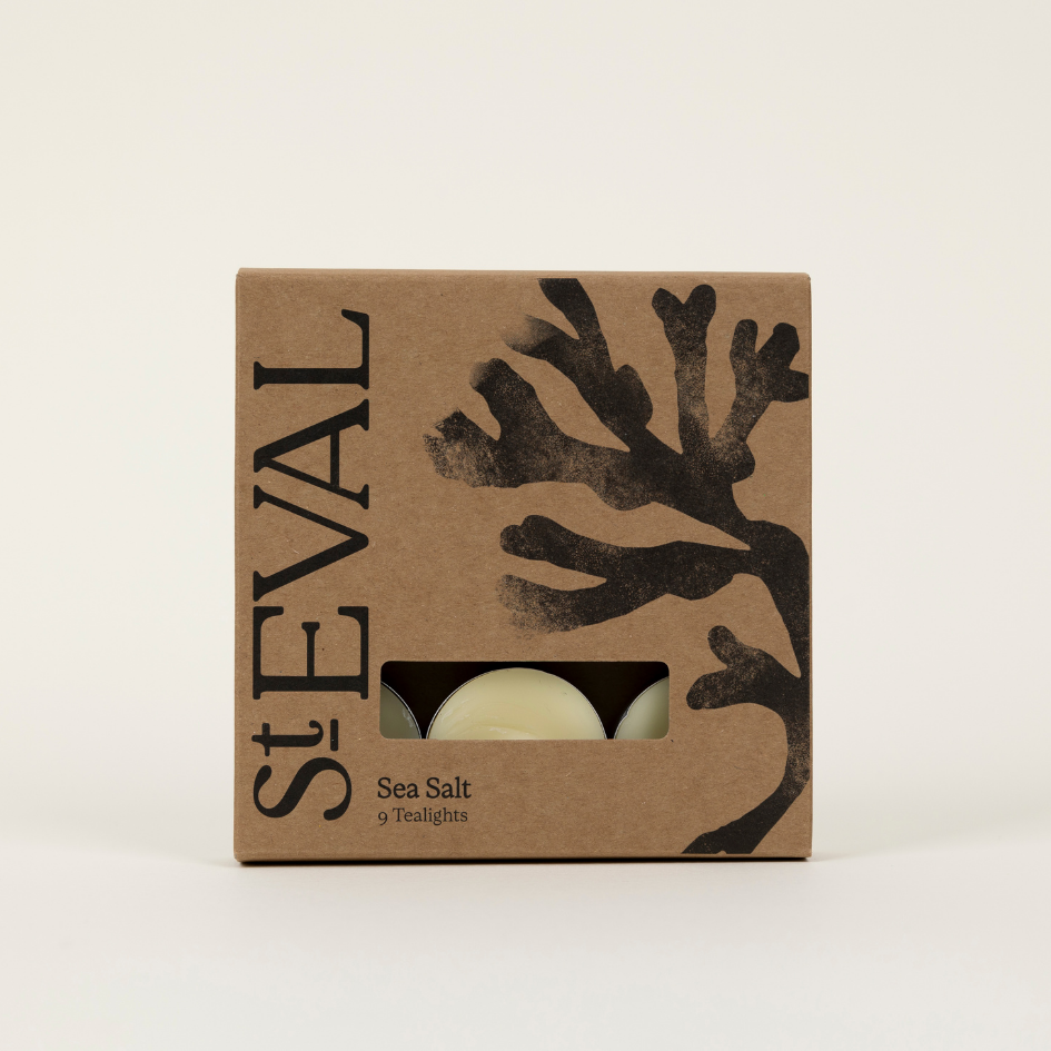 St Eval Sea Salt, Scented Tealights