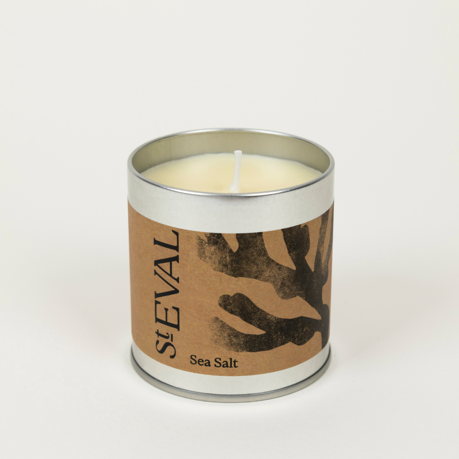 St Eval Sea Salt, Scented Tin Candle