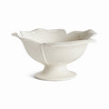 Napa Home & Garden Petalo Decorative Footed Bowl, White