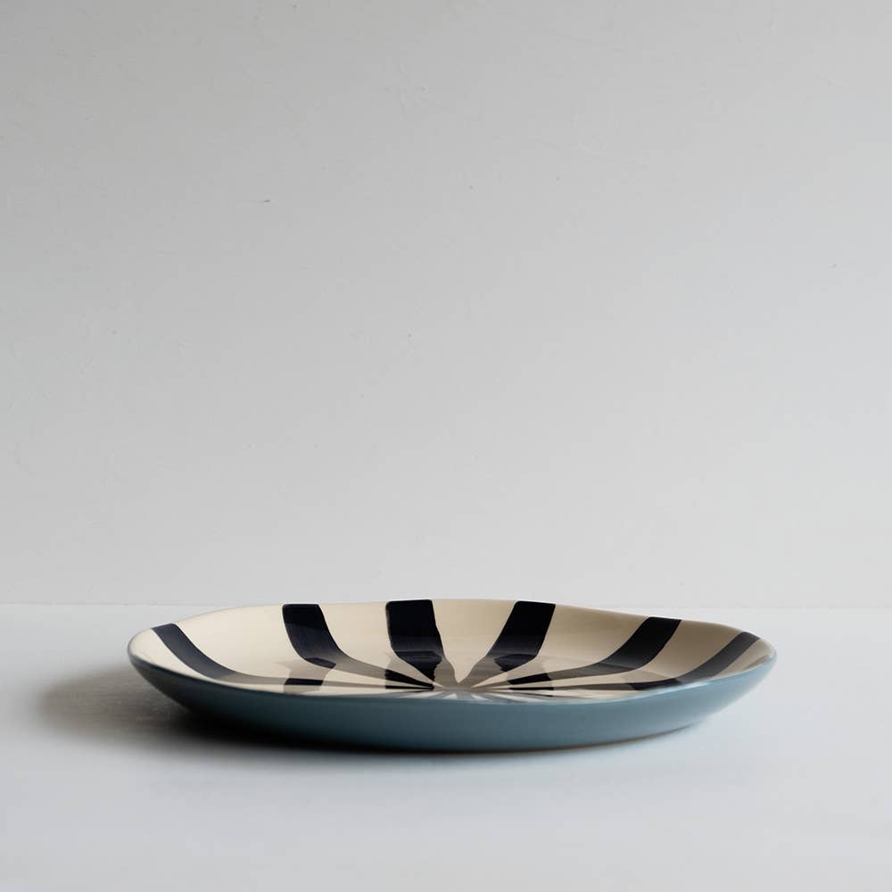 Musango Supper Plate in Candy Stripe