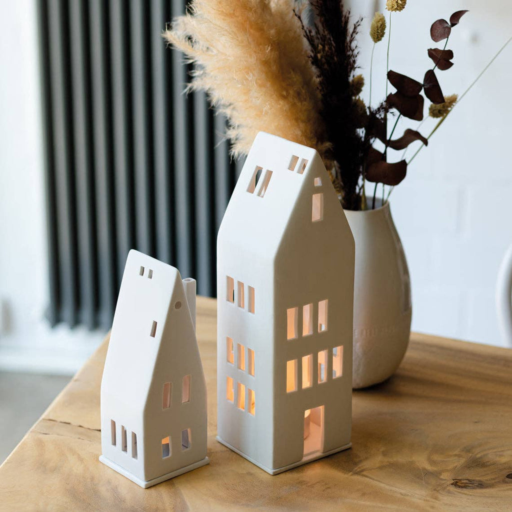 Räder Pointed Roof Village House Tea Light Holder