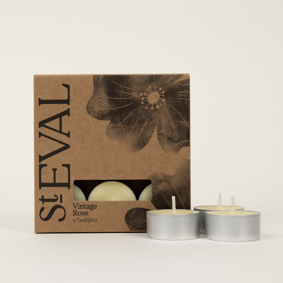 St Eval Vintage Rose, Scented Tealights