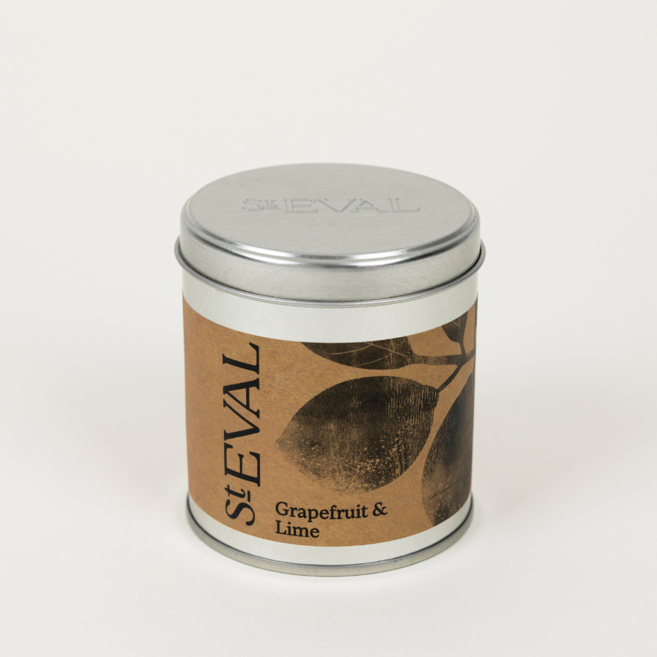 St Eval Grapefruit & Lime, Scented Tin Candle