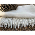 100% Baby Alpaca Throw - Porcelain