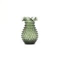Hobnail Vase - Petal - Moss Green