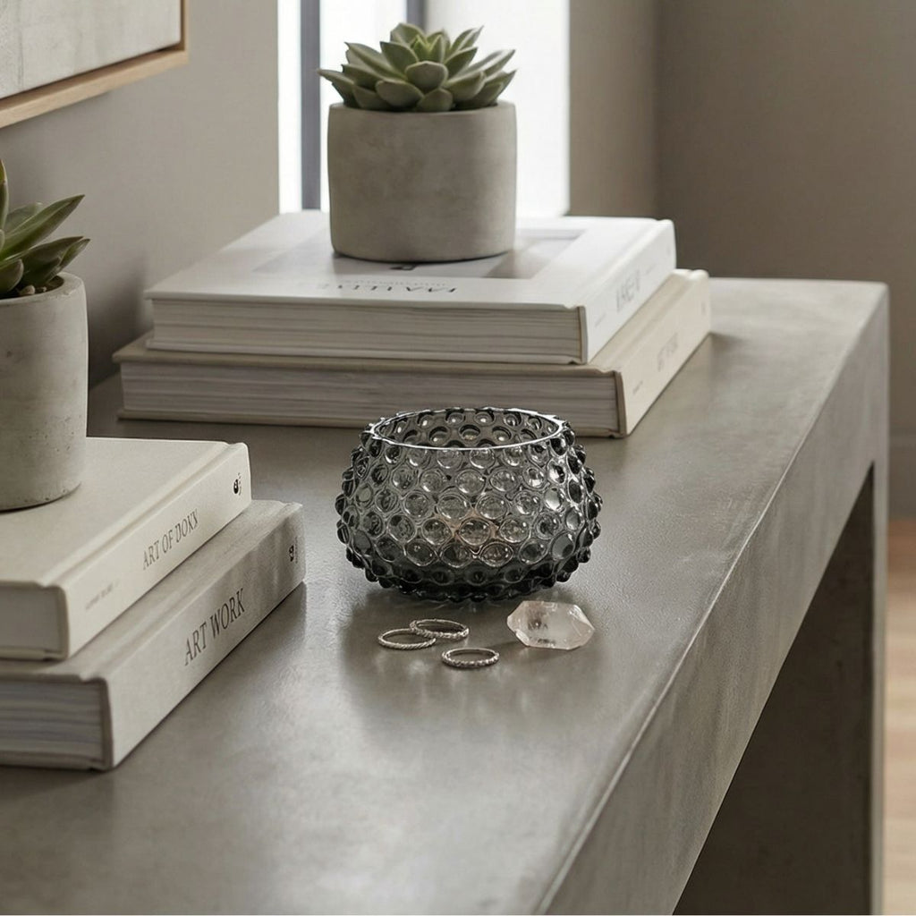 Hobnail Bowl - Small - Charcoal Haze