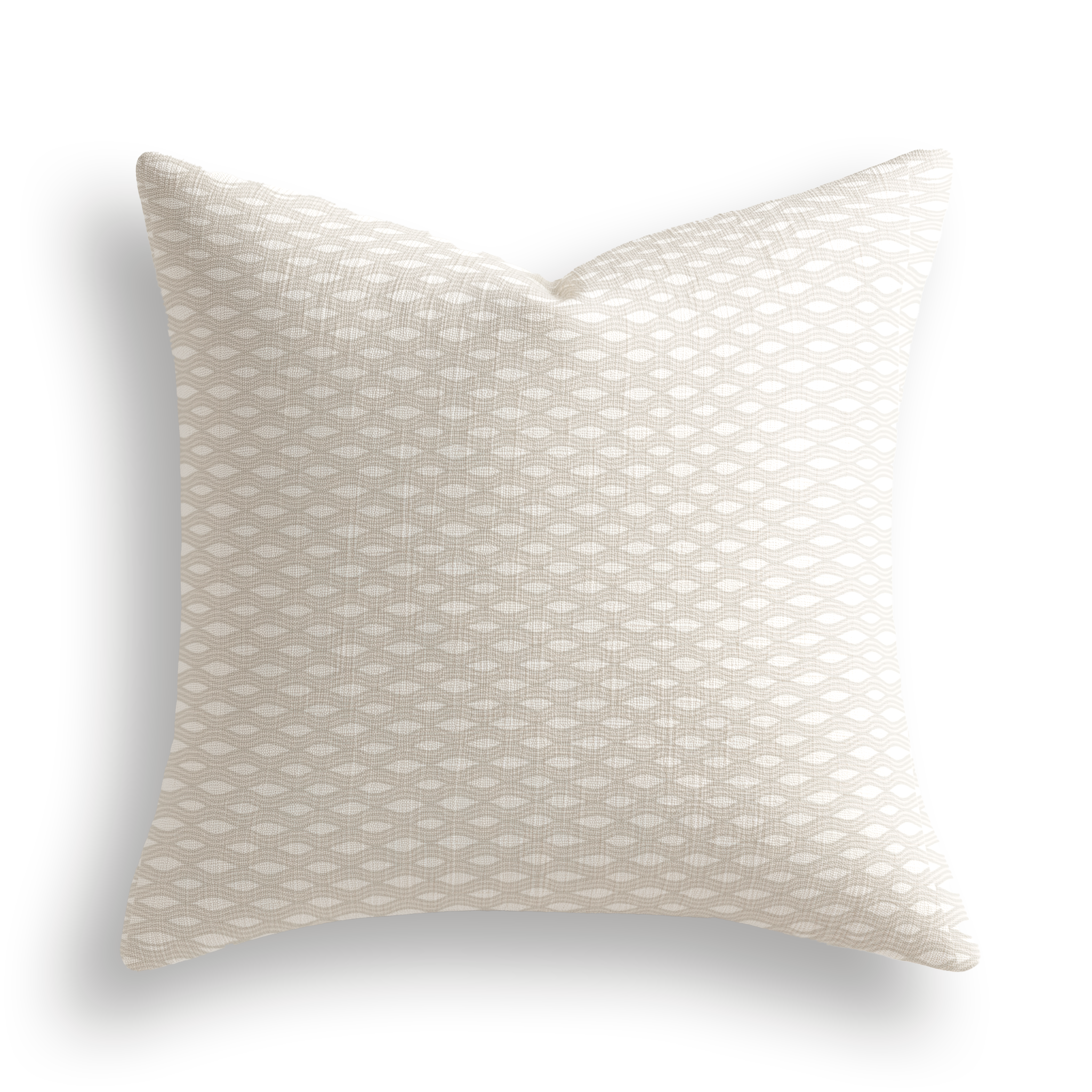 Inlet Throw Pillow in Beach
