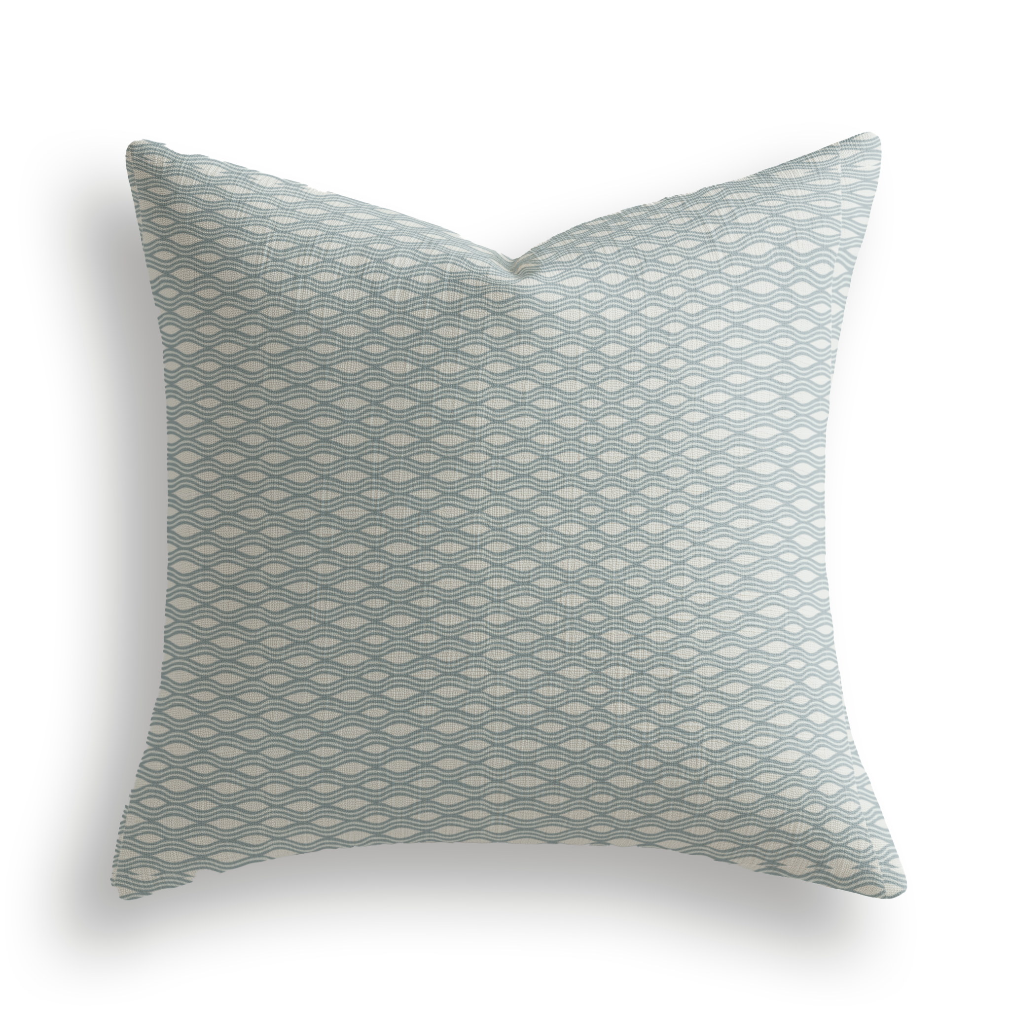 Inlet Throw Pillow in Cloud