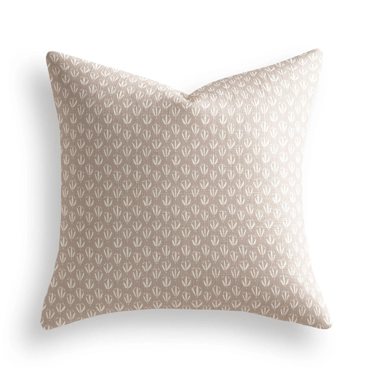Kiawah Throw Pillow in Rosewood