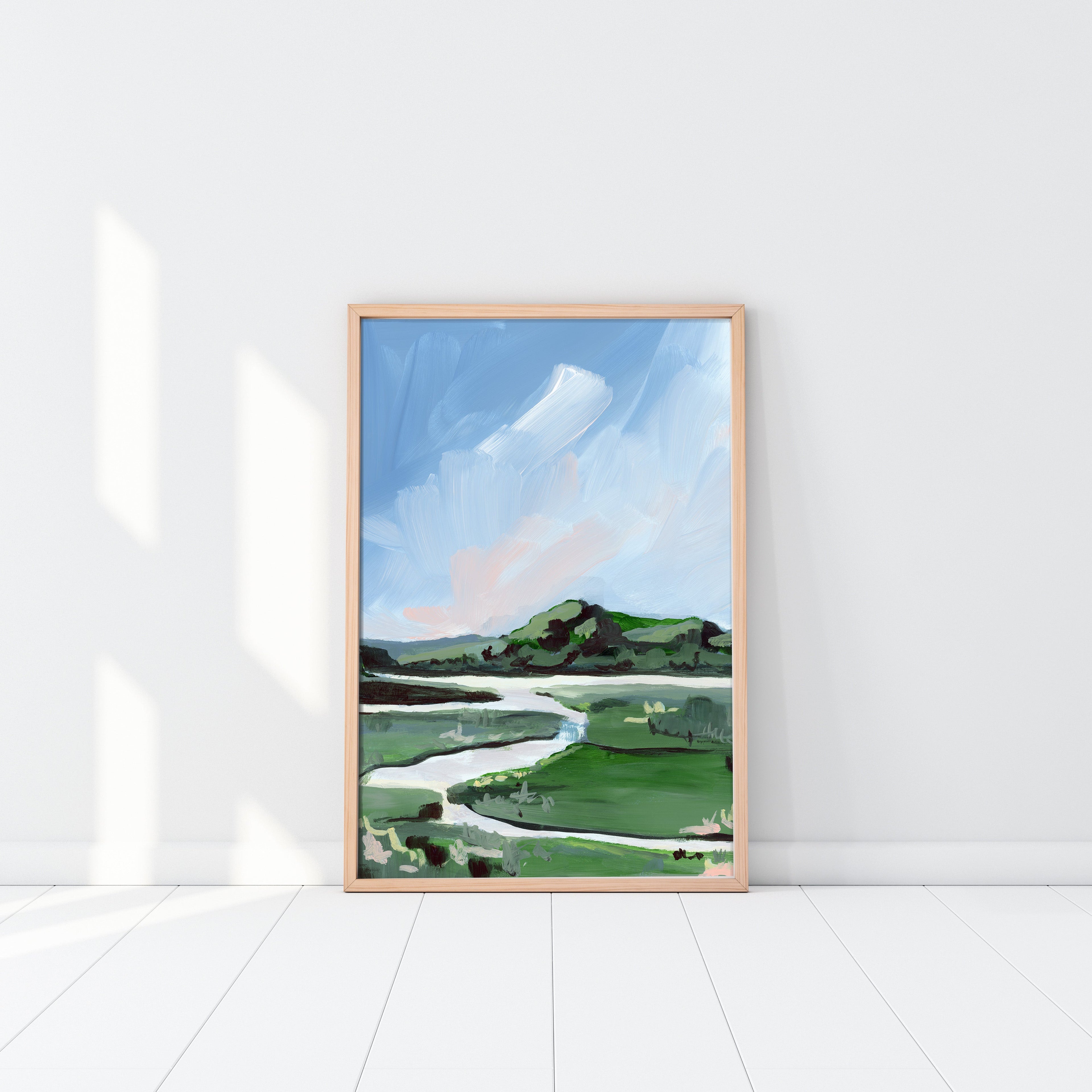 Marsh en Vert, Fine Art Print