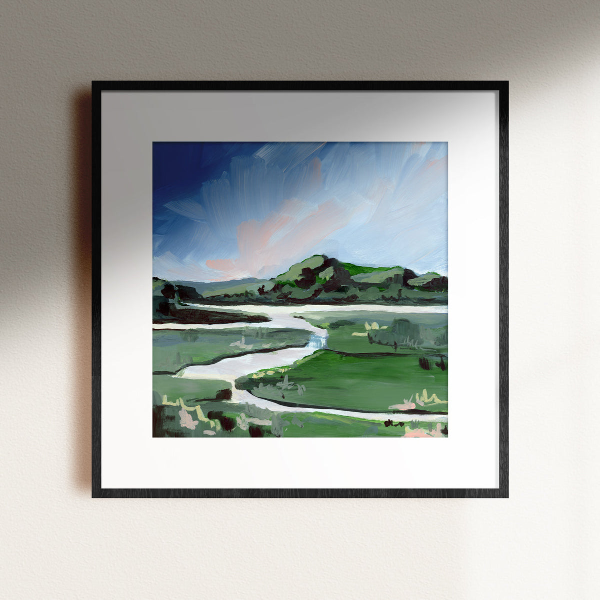 Marsh en Vert, Fine Art Print