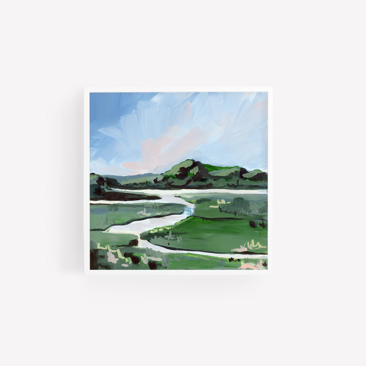 Marsh en Vert, Fine Art Print