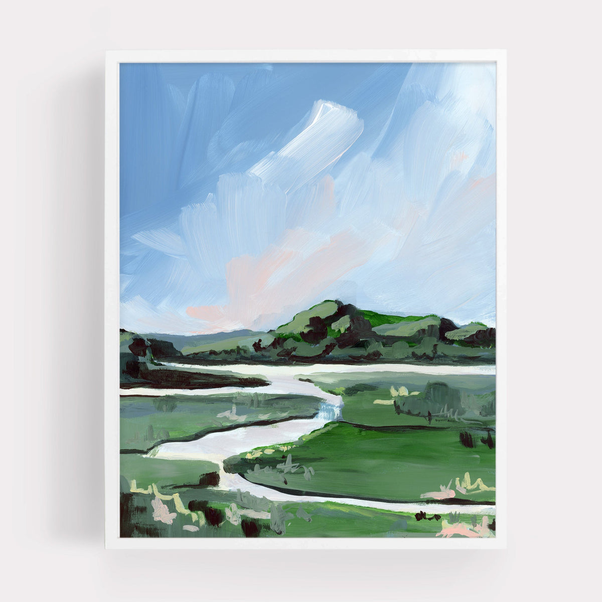 Marsh en Vert, Fine Art Print