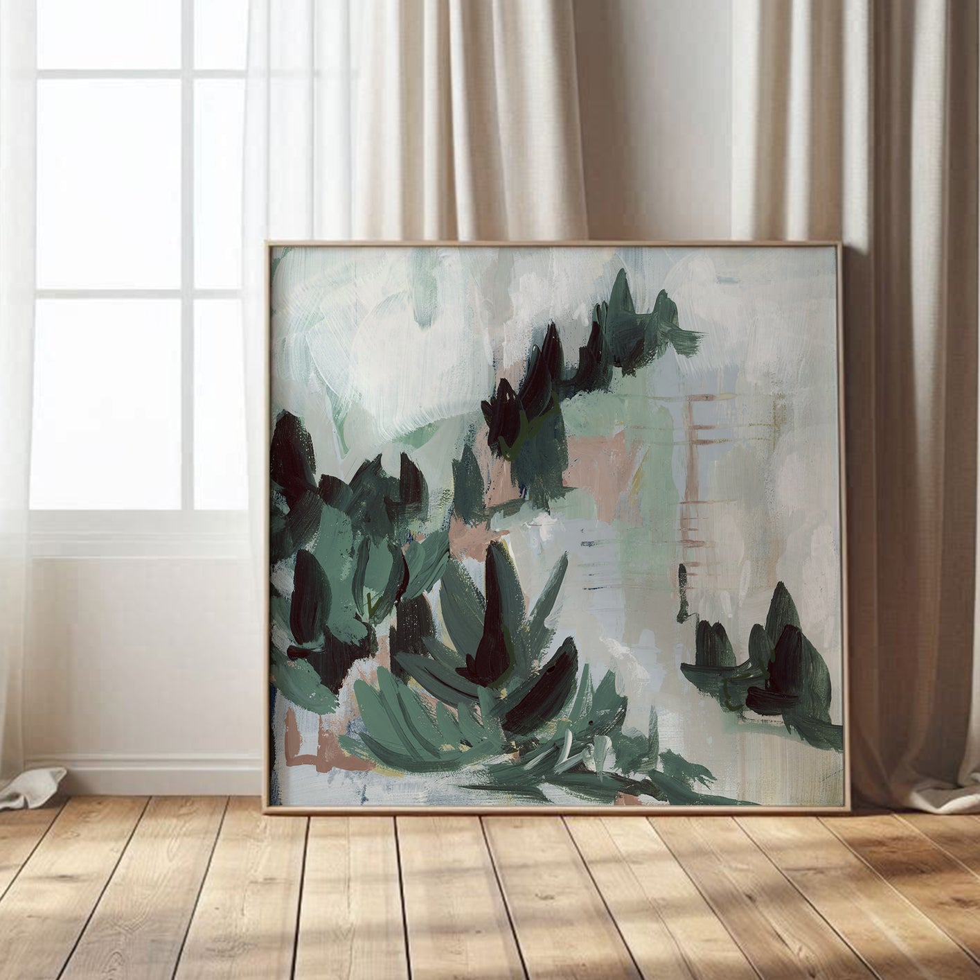 Modern Forest II, Fine Art Print