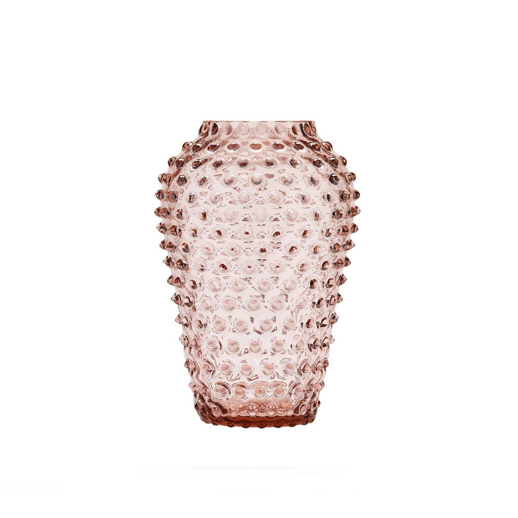 Hobnail Vase - Barrel - Night Iris