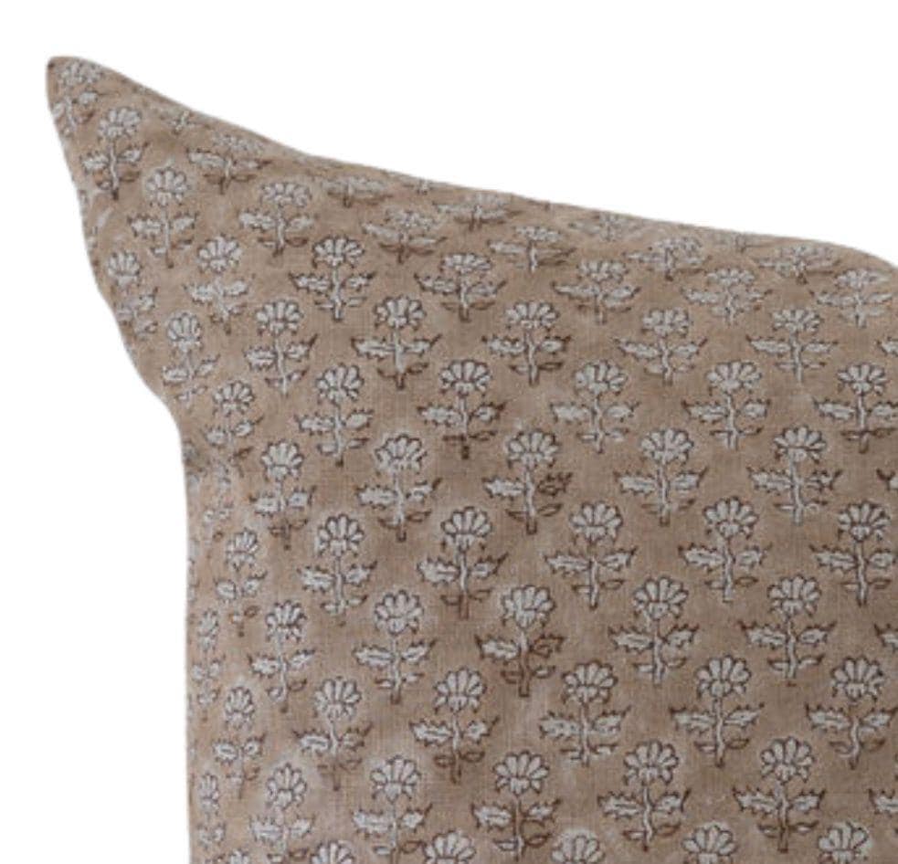 Linen & Cloth Rozel Throw Pillow Cover
