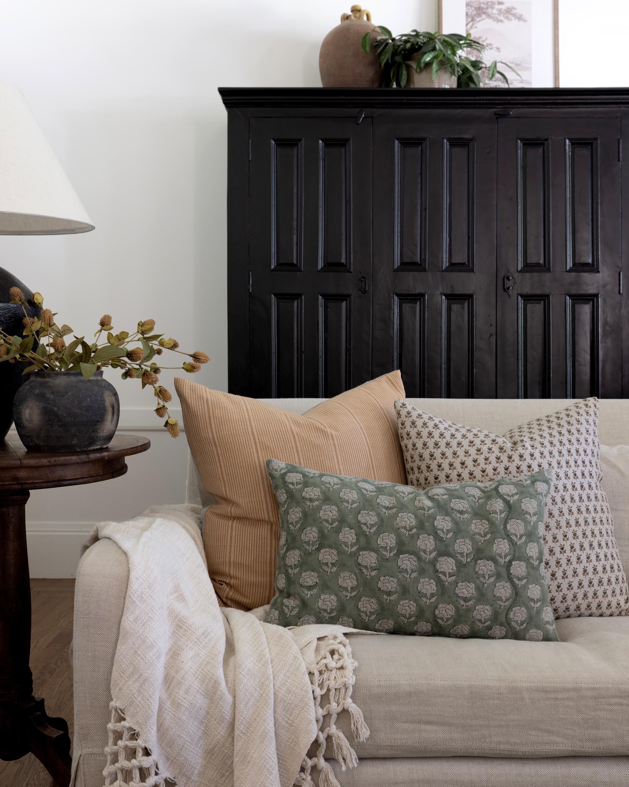 Linen & Cloth Winfield Throw Pillow Cover