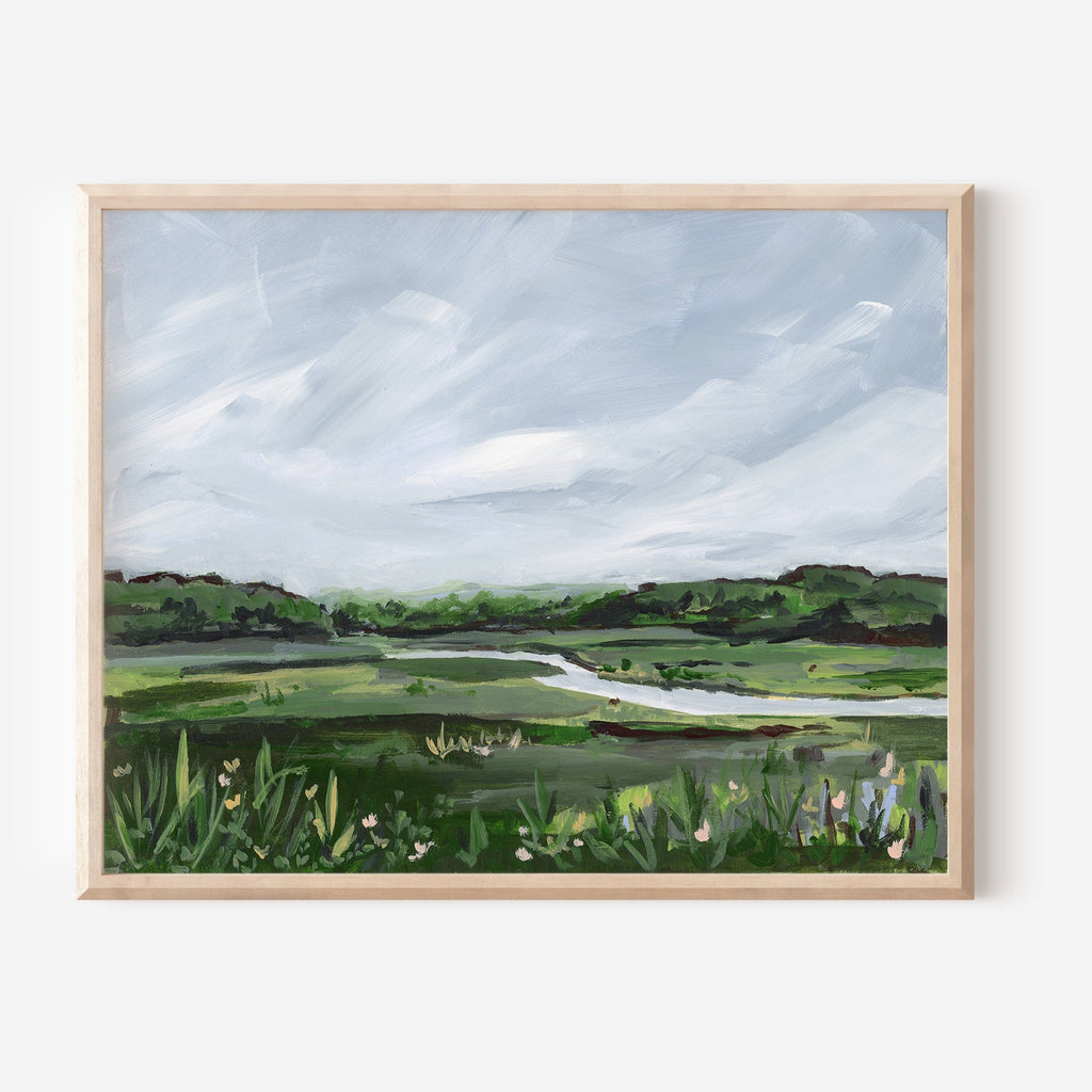 Spring Marsh, View from Woodman's, Fine Art Print