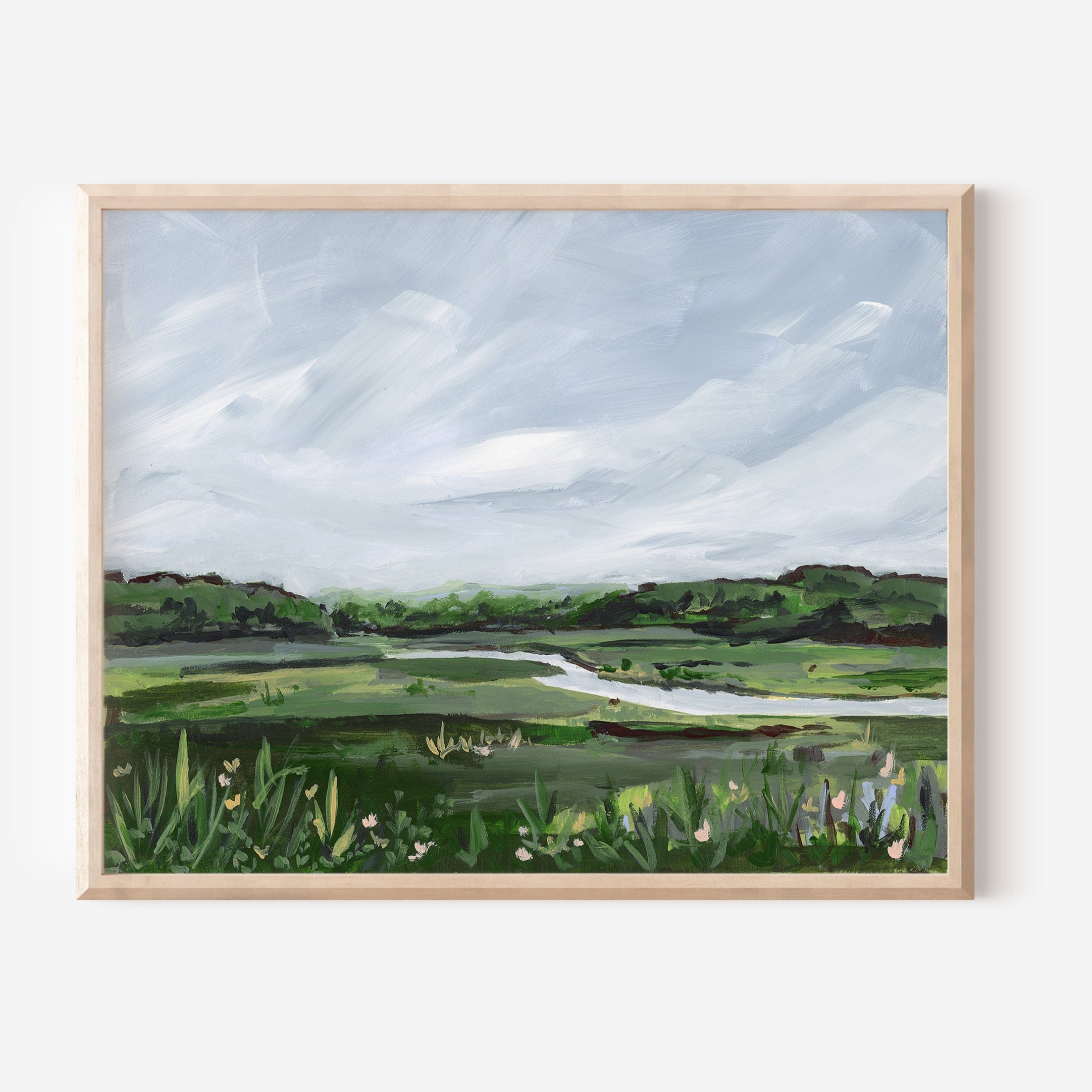 Spring Marsh, View from Woodman's, Fine Art Print