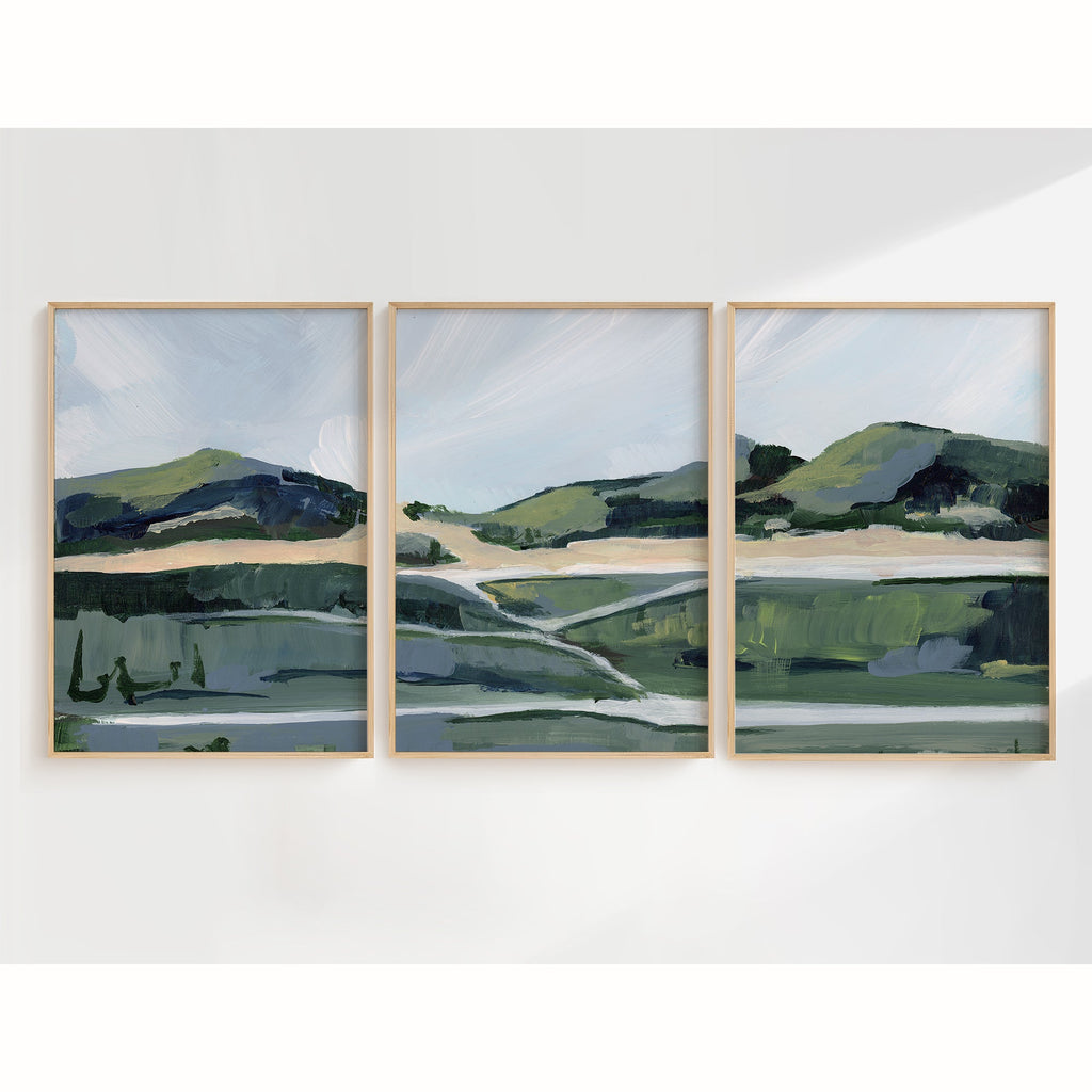 Sunfish Beach Triptych, Fine Art Prints on Paper