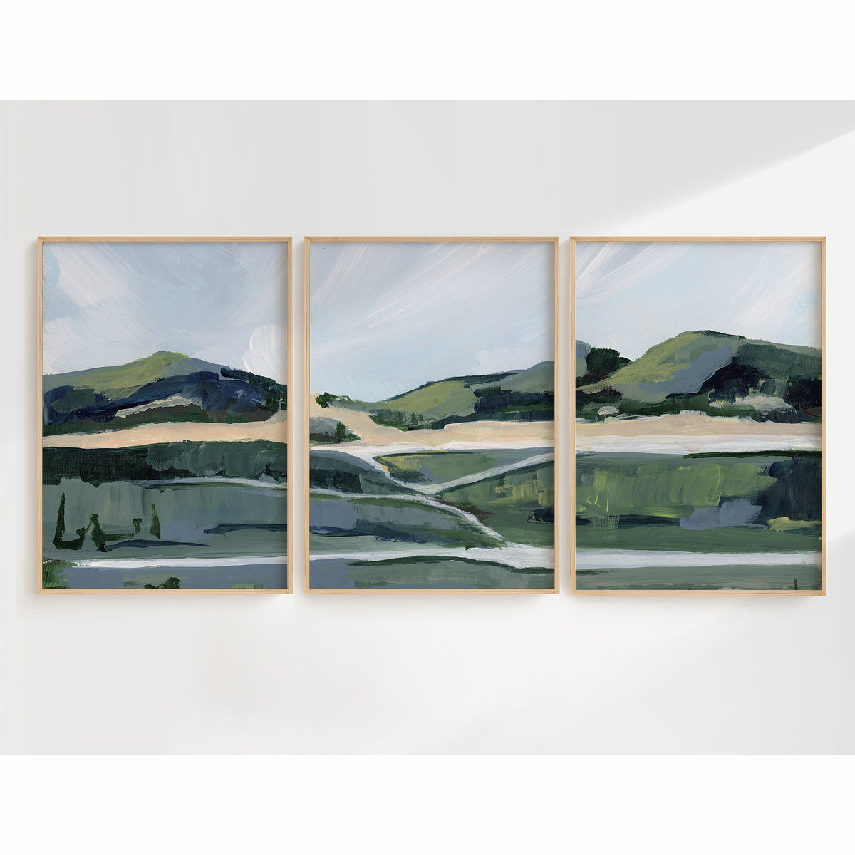 Sunfish Beach Triptych, Fine Art Prints on Paper