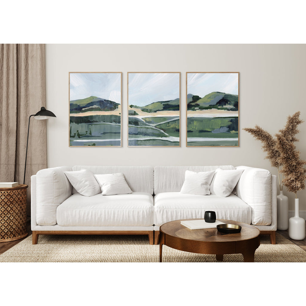 Sunfish Beach Triptych, Fine Art Prints on Paper