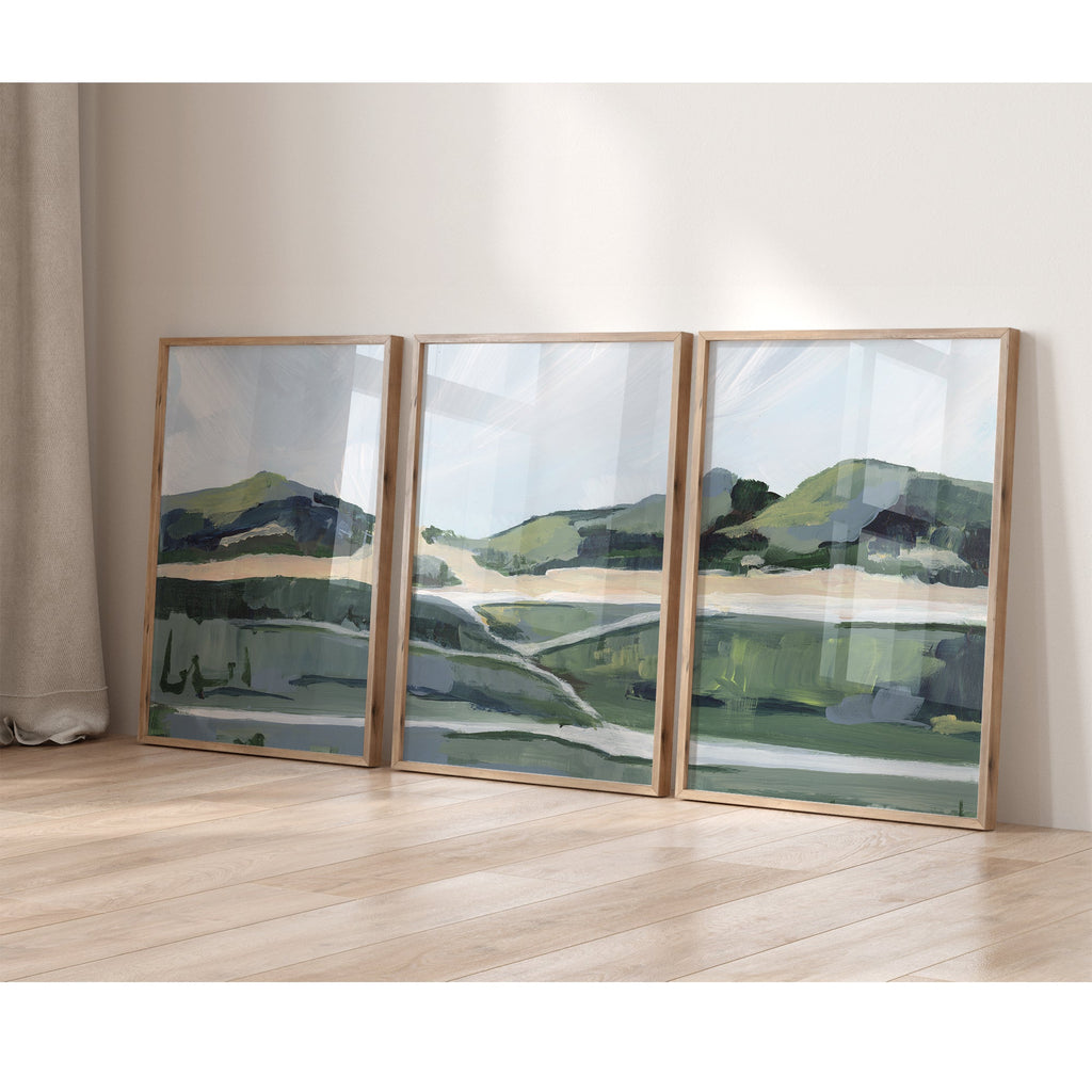 Sunfish Beach Triptych, Fine Art Prints on Paper