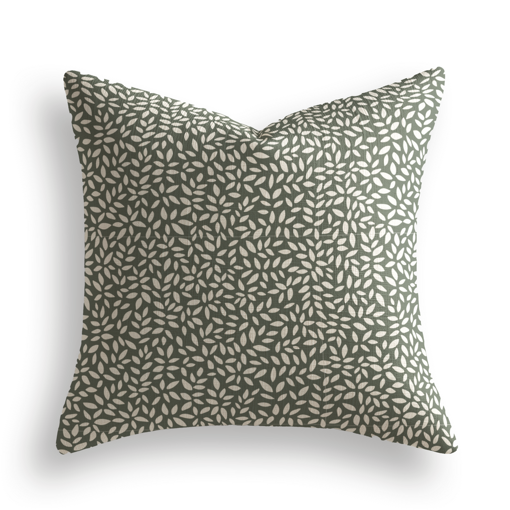 Wadmalaw Throw Pillow in Forest