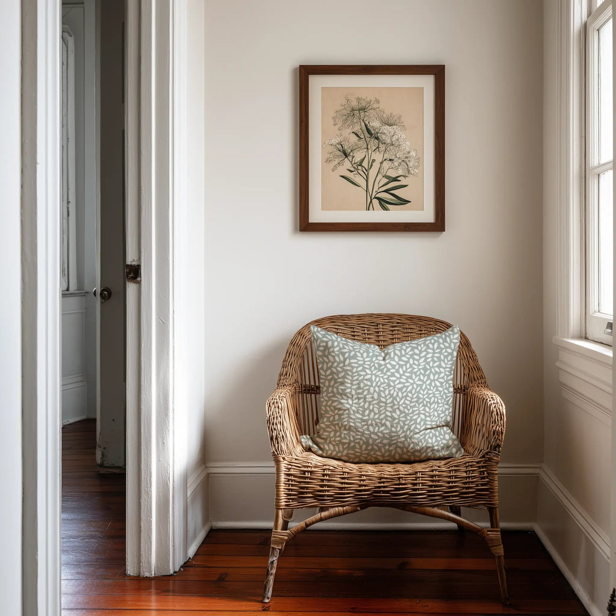 Wadmalaw Throw Pillow in Sage