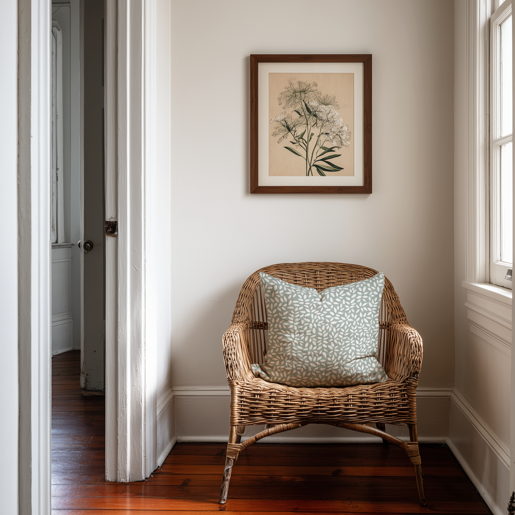 Wadmalaw Throw Pillow in Sage