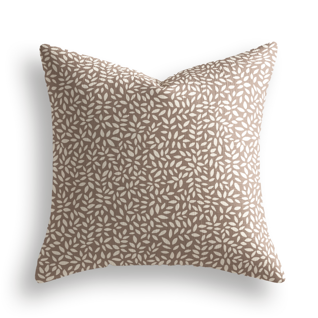 Wadmalaw Throw Pillow in Tea