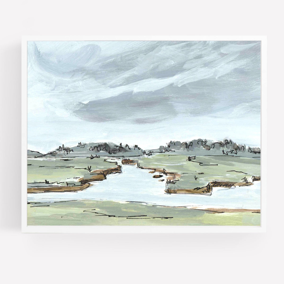 Great Salt Marsh, Fine Art Print